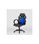 Silla gaming Olimpia tapizada en piel sintética negro/azul, 118/127cm(alto) - Foto 3