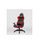 Silla gaming Regina tapizada en piel sintética negro/rojo, 126.5/133.5cm(alto) - Foto 3