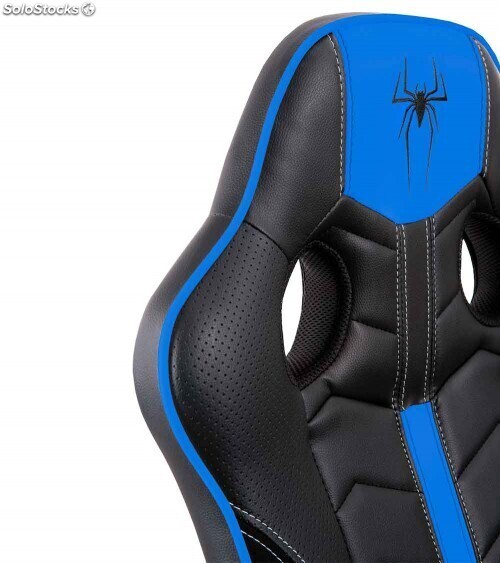 Silla Gaming Spider-S regulable silla escritorio juvenil en Negro