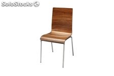 Silla Moderna alta calidad madera doblada silla cantina