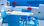 Silla para Terraza Bar de Resina Azul con Patas de Aluminio y Reposabrazos - Foto 3