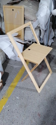 Silla plegable de bambú silla en bambú naturarl para boda, tienda - Foto 5