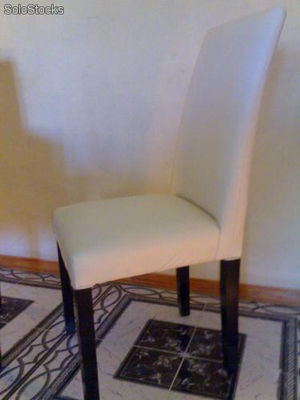 silla tapizada de alta gama
