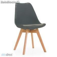 Silla Wood gris antracita