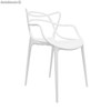 silla nordica blanca