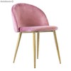 silla terciopelo rosa