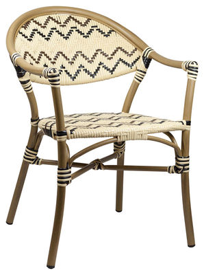 Sillas De Terraza Parisina Petra, silla ratán sintético exterior, silla bistró - Foto 2