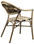 Sillas De Terraza Parisina Petra, silla ratán sintético exterior, silla bistró - Foto 4