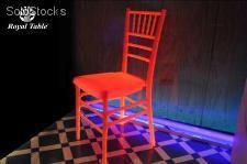 Sillas florescentes para banquete -luz negra- silla tiffany® Glow Royal table - Foto 2