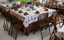 Sillas plegables de Bamboo para banquetes: Royal table - Foto 4