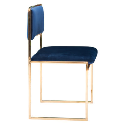 Sillas silla terciopelo Willy Rizzo estructura latón color azul y malva