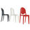 Sillas Victoria, colores sólidos, sillas en fibra de vidrio, sillas para eventos - 1