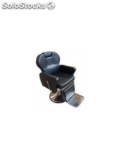 Sillón Barbero hidráulico con reposabrazos, reposacabezas, reposapies - S45N