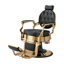 Sillón de Barbero Buzz Gold Black Weelko: Elegancia y Confort - Sillones barbero