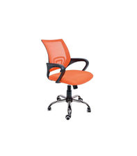 Sillón despacho giratorio elevable acabado naranja, 57 cm(ancho) 88/98