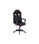 Sillón giratorio elevable gamer Neo Avance tapizado en tejido negro, - 1