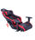 Sillon giratorio elevable gamer Pro en simil piel negro/rojo, 124-134 cm(alto)70 - Foto 2