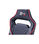 Sillon giratorio elevable gamer R-Design en simil piel color negro y rojo - Foto 3