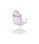 Sillon giratorio Xtr Junior regulable en altura en símil piel blanco/rosa, - Foto 3