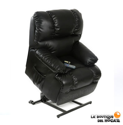 Sillon masaje levantapersonas Cecotec GFM Negro- Beig - Foto 2