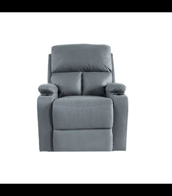 Sillón relax levantapersonas eléctrico Easy tapizado en tela gris, 101cm(alto) - Foto 2