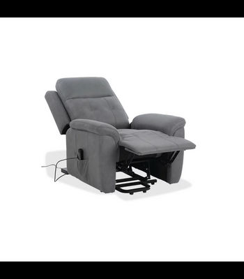 Sillón relax levantapersonas eléctrico Pacifico tapizado en tela gris, - Foto 4