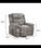 Sillón relax levantapersonas eléctrico Turín tapizado en tela gris, 104cm(alto) - Foto 2