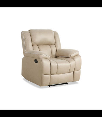 Sillón relax manual Miraflores tapizado beige, 100cm(Ancho) 98cm (Fondo)