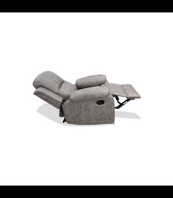 Sillón relax manual Navas tapizado gris, 90cm(Ancho) 95cm (Fondo) 100cm(Alto) - Foto 3