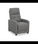 Sillón relax manual Numancia tapizado gris, 81cm(Ancho) 94cm (Fondo) 102cm(Alto) - 1