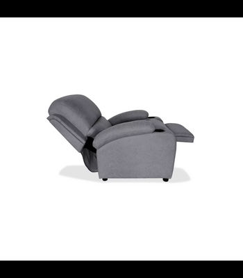 Sillón relax manual Siesta tapizado gris, 75cm(Ancho) 85cm (Fondo) 98cm(Alto) - Foto 3