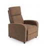 Sillón Relax NIBOR, butaca reclinable en tabizado color marrón