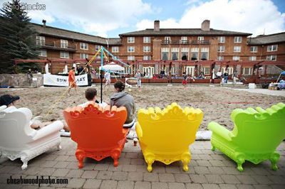 Sillón silla trono moderno design de polietileno plastica - Foto 2