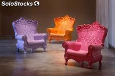 Sillón silla trono moderno design de polietileno plastica