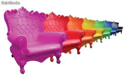 Sillón silla trono moderno design de polietileno plastica piccola regina - Foto 3