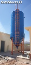 Silo ( PRV) decanteur lamellaire epaississeur de boues 25000 Litres