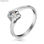 Silver ring 925 made with Swarovski® Zircon. - Foto 2
