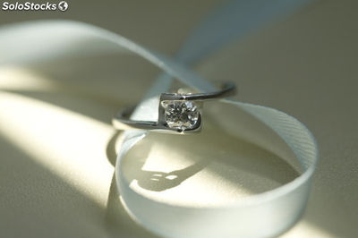 Silver ring 925 made with Swarovski® Zircon. - Foto 3