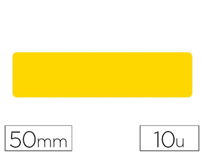 Simbolo adhesivo tarifold pvc tira longitudinal delimitacion suelo 50 mm