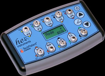 Simulador de ECG TechPatient CARDIO - Paciente Cardiaco 12 derivaciones