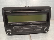 Sistema audio / radio CD / 1K0035186AA / BP7647201360 / 4508937 para volkswagen