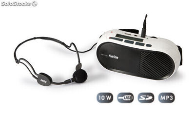 Sistema de amplificación personal compacto para cintura, con micrófono de cabeza - Foto 2
