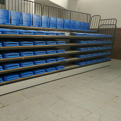 Sistema de asientos de tribuna telescópica para estadio de baloncesto interior