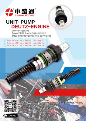 sistema de inyector unitario uis 0 414 491 104 bomba de inyección diesel isuzu