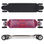 Skate Longboard com rodas grandes, vermelho, 103 cm - 1