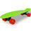 Skateboard Rétro Vert avec Roulettes Rouges 6,1&amp;quot; - 1
