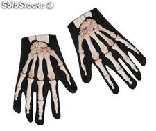 Skelett Elastan Handschuhe