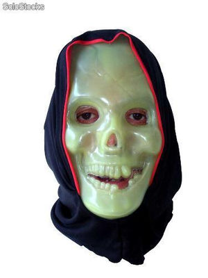 Skelett Maske aus Kunststoff