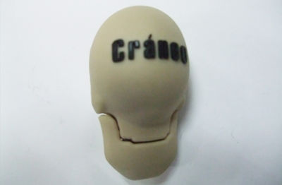 Skull head 2 G USB Flash Drive Pen Drive Memory Stick cadeau clé USB créative - Photo 2