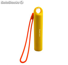 Slim Cargador portátil Samll Power Bank a 6000mAh (2600mAh / 3000mAh)-yellow